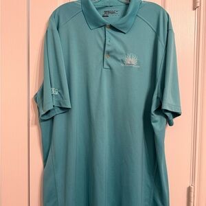 Nike Men's Teal Polo Shirt